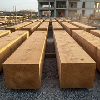 Oak foundation planks