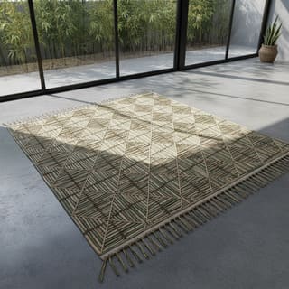 Cool bamboo flatweave