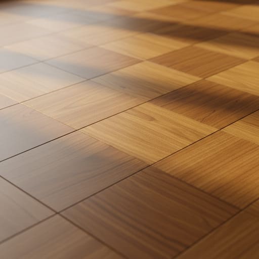 Satin oil finish bringing depth to teak plank